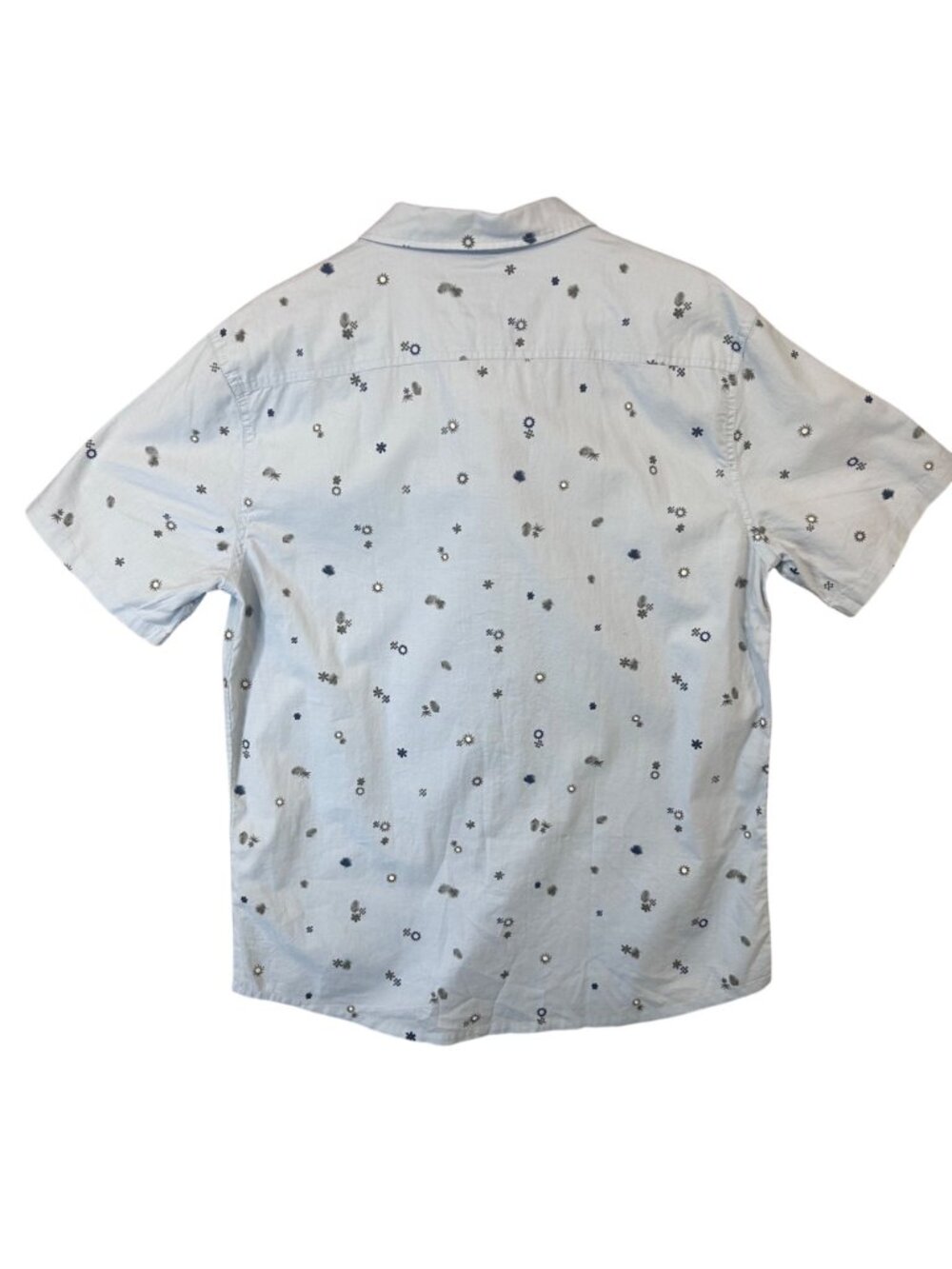 Quiksilver Peaceful Rave Short Sleeve (Celestial Blue) Mens L Short Sleeve NWT - Picture 7 of 13